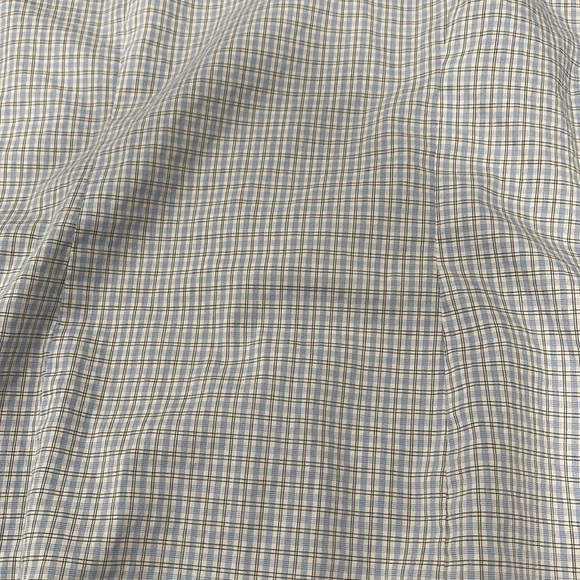 H&M fitted plaid button down top women’s - Picture 3 of 5